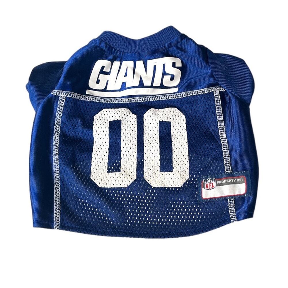 NFL New York Giants Mesh Jersey Blue Size Small